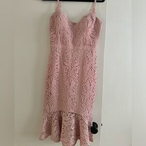 Guess pink dress